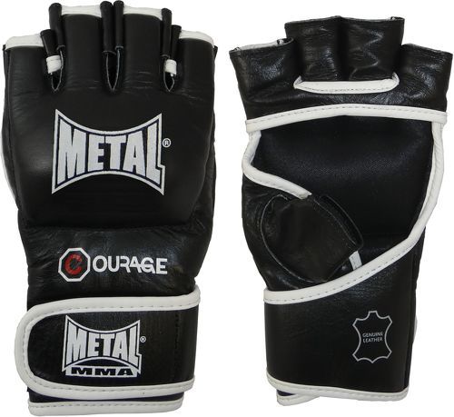 METAL BOXE-Gants de MMA cuir Metal Boxe courage-image-1