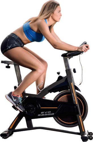Tecnovita-Evo S2000 À Friction + Support Tablette/Smartphone - Velo biking-4