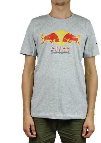 PUMA-T-Shirt gris homme Puma Red Bull Racing Double Bull Tee-image-1