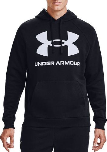 UNDER ARMOUR-Under Armour Rival Fleece Big Logo Hoodie Men black 1357093-001-image-1