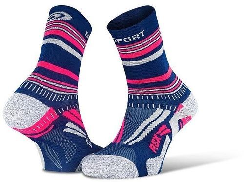 BV SPORT-Chaussettes RSX EVO "Tennis" bleu/rose - Collector Edition-image-1