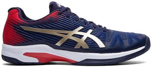 ASICS-Chaussure Asics Gel Solution Speed FF Peacoat Blue / Champagne-image-1