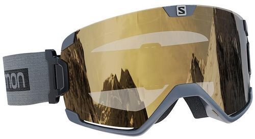SALOMON-Masque De Ski/snow Salomon Cosmic Access Grey/univ. Gold Homme-image-1
