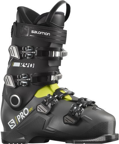 SALOMON-Chaussures De Ski Salomon S/pro Hv R90 Black Silver Homme-image-1