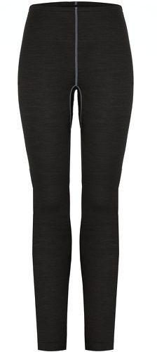 POIVRE BLANC-Pantalon En Laine Poivre Blanc Merino Wool Pants 1820 Black Femme-image-1