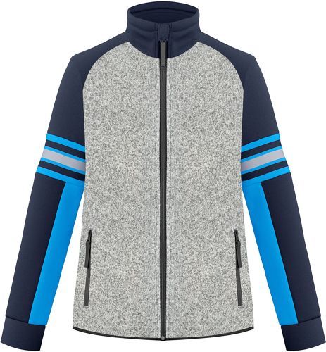 Bleu Poivre Blanc Homme Veste Polaire Fleece Jacket 1610 Multico Gothic Blue Homme