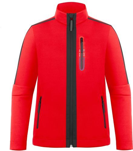 POIVRE BLANC-Veste Polaire Poivre Blanc Stretch Fleece Jacket 1712 Scarlet Red 5 Homme-image-1