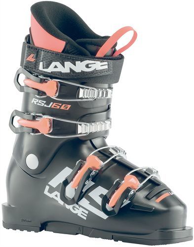LANGE-Chaussures De Ski Lange Rsj 60 - Black/orange Fluo Garçon-image-1