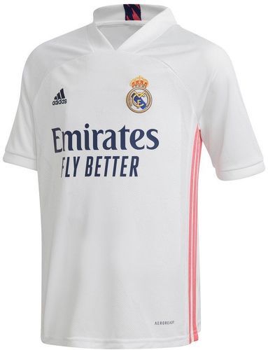 adidas Performance-Tenue Domicile Real Madrid 20/21 Youth-1