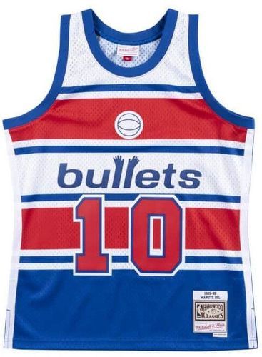 Mitchell & Ness-Maillot NBA Manute Bol Washington Bullets 1985-86 Hardwood Classics Mitchell & ness Bleu-image-1