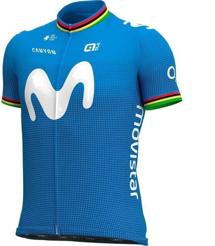 Ale-Ale Movistar Team 2020 World Champion - Maillot de cyclisme-image-1