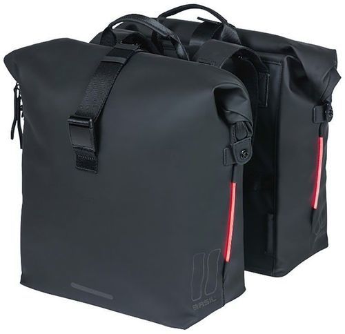 Basil-Paire De Sacoches De Porte-Bagages Basil Soho Led Nordlicht 41L - Sacoche de vélo-0