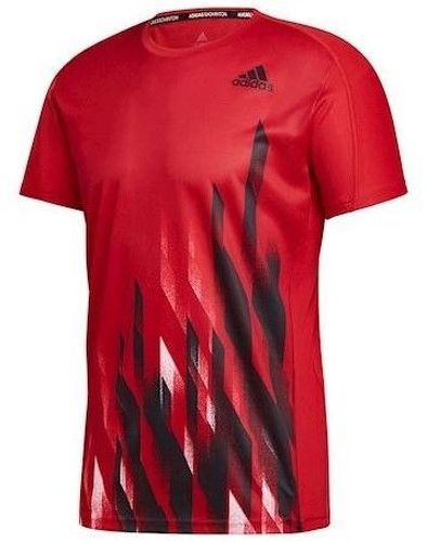 tee shirt adidas rouge et blanc