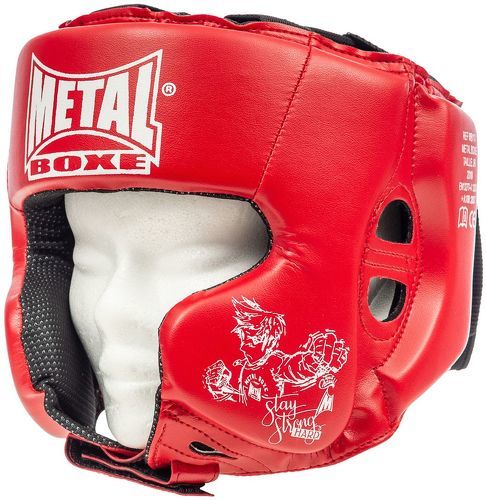 METAL BOXE-Casque boxe entraînement PU enfant Metal Boxe-image-1