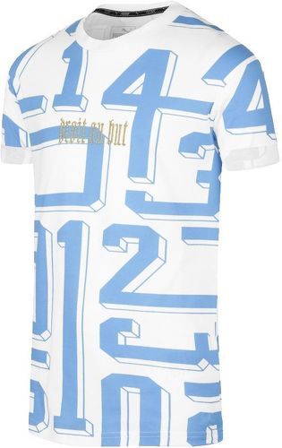 PUMA-Olympique de Marseille T-Shirt blanc/bleu junior Puma Fan Graphic-image-1