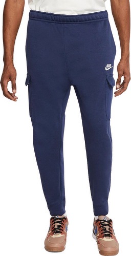 NIKE-Nike pantalon de survêtement Sportswear Club Cargo BB bleu foncé-image-1