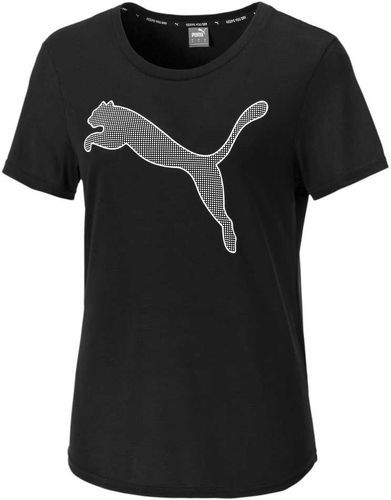 PUMA-T-shirt Noir Femme Puma Evostripe-image-1