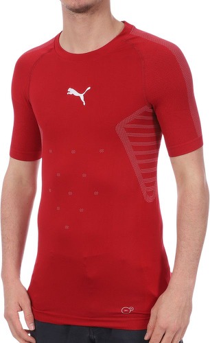 PUMA-T-shirt Rouge Homme Puma Evoknit-image-1