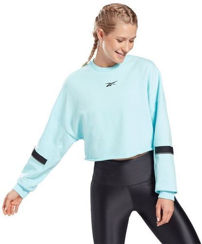 REEBOK-Reebok Studio Cropped French Terry Crew-1