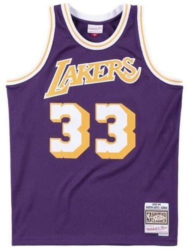 Mitchell & Ness-Kareem Abdul-Jabbar Los Angeles Lakers 1983-84 Hardwood Classics Mitchell & Ness - Maillot de NBA-image-1