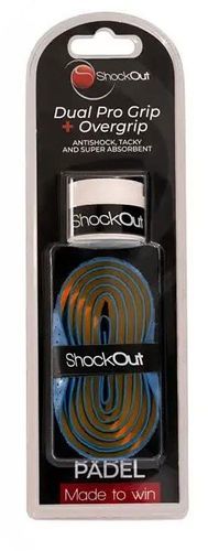 Shockout-Dual Pro Grip Azul/Naranja + Overgrip Shockout-image-1