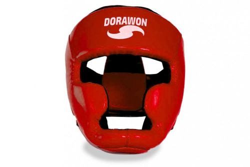DORAWON-DORAWON, Casque de protection boxe RENO, rouge-image-1