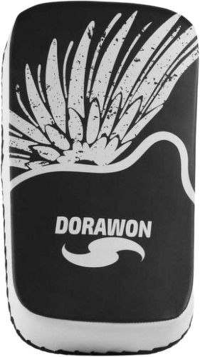 DORAWON-DORAWON, PAO thaï incurvé en cuir synthétique PHUKET, noir et blanc-image-1