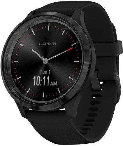 GARMIN-Garmin vivomove 3 - Montre connectée avec aiguilles mécaniques et écran tactile - Black-4