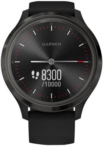 GARMIN-Garmin vivomove 3 - Montre connectée avec aiguilles mécaniques et écran tactile - Black-3
