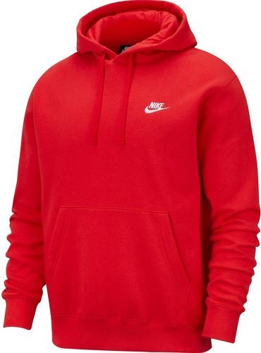 NIKE-Sweat à capuche Nike Homme CLUB Rouge-image-1
