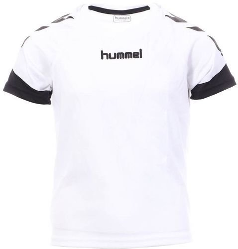 HUMMEL-Maillot blanc et noir enfant/adulte Hummel Chevrons MC-image-1