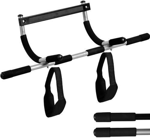 MOVIT-MOVIT® Barre de traction grise, sans perçage, avec sangles de suspension et support, pour cadre de porte 60 à 80cm-0