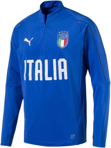 PUMA-Italie Sweat Training top bleu homme Puma-image-1