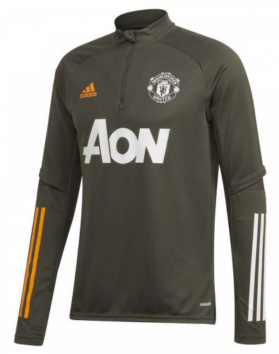 adidas Performance-ADIDAS MANCHESTER UNITED TRG TOP GRIS 2020/2021-image-1