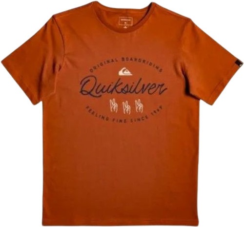 QUIKSILVER-T-Shirt Cuivré Garçon Quiksilver WAVE SLAVES-image-1
