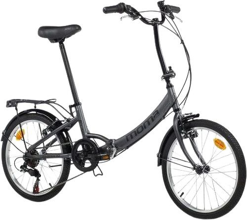 MOMABIKES-Moma Bikes Vélo de Ville Pliant First Class 20", Aluminium, SHIMANO 6V, Selle Comfort-image-1