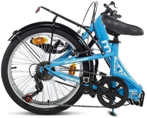 MOMABIKES-MomaBikes Vélo de Ville Pliant First Class 20", Aluminium, SHIMANO 6V, Selle Comfort-1
