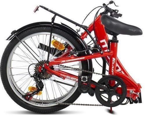 MOMABIKES-Vélo de Ville Pliant First Class 20", Aluminium, SHIMANO 6V, Selle Comfort-1