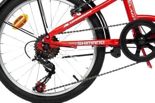 MOMABIKES-Vélo de Ville Pliant First Class 20", Aluminium, SHIMANO 6V, Selle Comfort-2