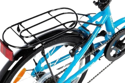 MOMABIKES-MomaBikes Vélo de Ville Pliant First Class 20", Aluminium, SHIMANO 6V, Selle Comfort-4