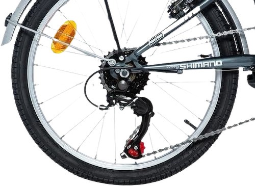 MOMABIKES-Vélo De Ville Pliant, Street, Shimano 6 Vitesses - pour cycliste de 155cm à 180cm-2