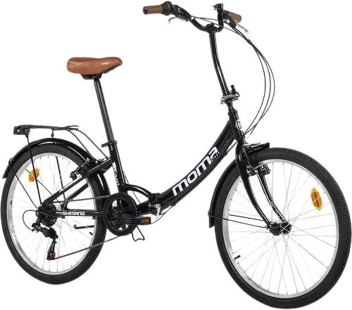 MOMABIKES-Moma Bikes, Vélo de Ville Pliant, TOP CLASS 24", Aluminium, 6V, Selle Comfort-image-1