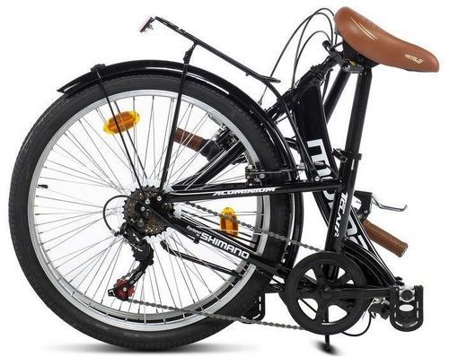 MOMABIKES-Vélo de Ville Pliant, TOP CLASS 24", Aluminium, 6V, Selle Comfort - pour cycliste de 170cm à 195cm-1