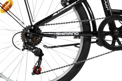 MOMABIKES-Vélo de Ville Pliant, TOP CLASS 24", Aluminium, 6V, Selle Comfort - pour cycliste de 170cm à 195cm-2