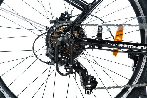 MOMABIKES-MomaBikes Vélo Electrique VAE De ville, E-28.2", Aluminium, SHIMANO 7V, Freins a Disque Hydraulique Bat. - pour cycliste de 170cm à 195cm-2