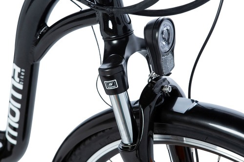 MOMABIKES-MomaBikes Vélo Electrique VAE De ville, E-28.2", Aluminium, SHIMANO 7V, Freins a Disque Hydraulique Bat. - pour cycliste de 170cm à 195cm-4