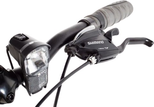 MOMABIKES-MomaBikes Vélo TREKKING, TREKKING PRO M 28", Aluminium, SHIMANO 21V, Freins a Disque - Taille: M-L (165-179cm), L-XL (180-200cm)-3