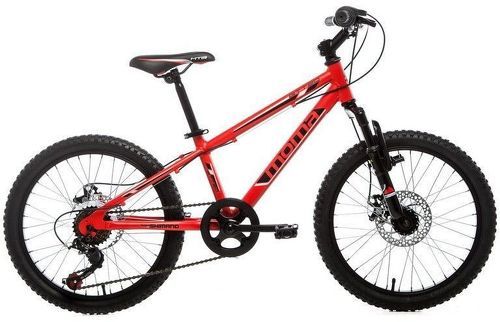 MOMABIKES-MomaBikes Vélo VTT Enfant, GTT20", Aluminium, SHIMANO 6V, Freins a Disque, Suspension Avant-1