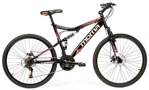 MOMABIKES-VTT HIT26 SHIMANO Freins a Disque, tout-suspendu - Pour cycliste de 165cm à 190cm-1