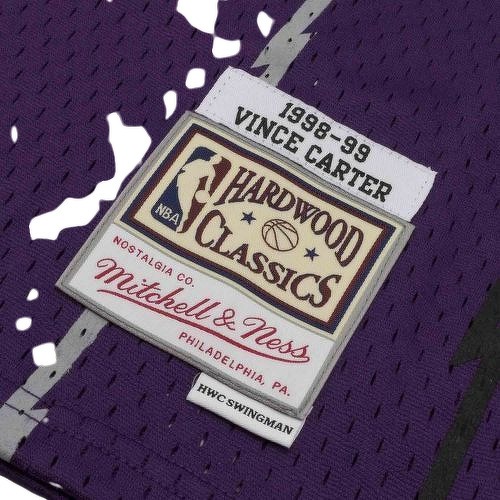 Mitchell & Ness-Maillot NBA Vince Carter Toronto Raptors 1998 Mitchell & Ness Hardwood Classic Violet Pour bébé-3